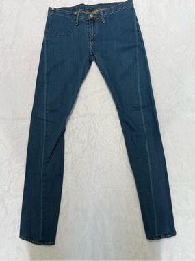 LEVI Red Twisted Seam 29x32 Engineered CLASSIC Blue LOW rise Stretch Jeans